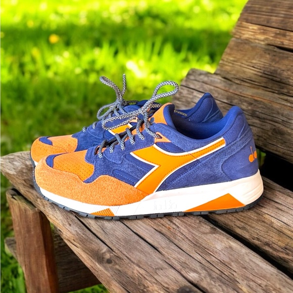 Diadora N9002 Men’s Raekwon Blue Orange NYC Wu Tang Rare Sneakers Size 10. - Picture 3 of 5